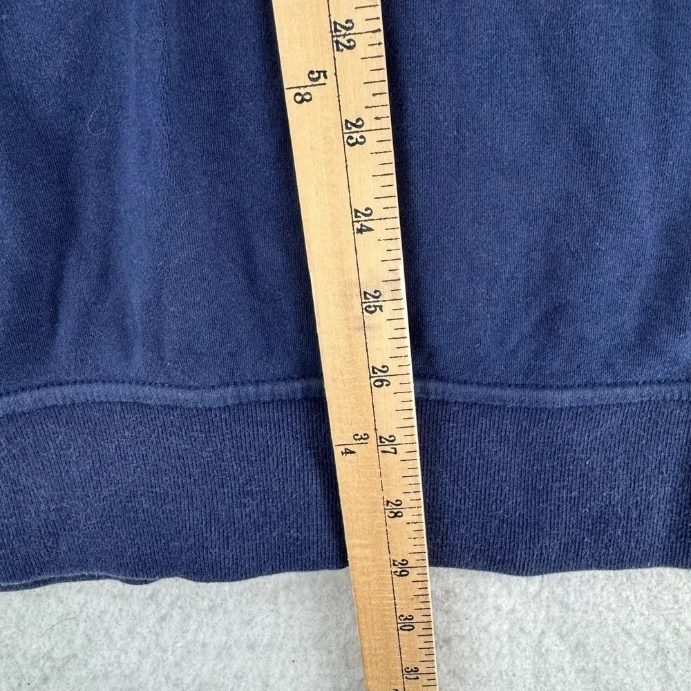 Polo Ralph Lauren Track Jacket‎ Mens XXL Navy Blue Red Logo Stripe Zip Up Cotton